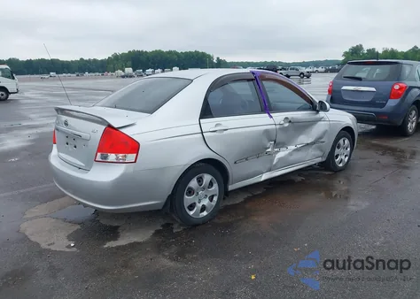 2009 Kia Spectra Ex from USA, damaged, VIN KNAFE221X95658662